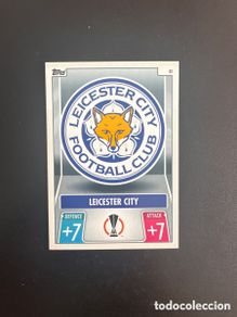 Football Stickers: ESCUDO LEICESTER NÚMERO 82 MATCH ATTAX 2021 2022